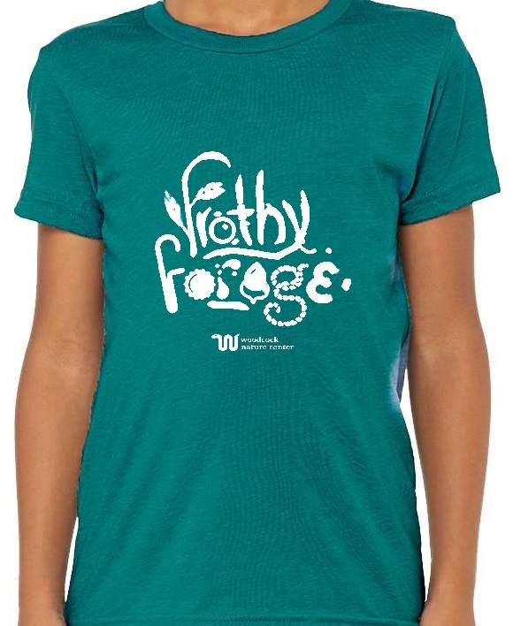 Product Description: Our new Frothy Forage logo on50/25/25 polyester, pre-shrunk combed ringspun cotton, rayon tri-blend material available in S, M, L in Teal.</br> Frothy Forage T-shirt-Youth